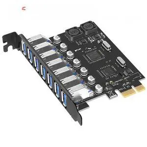 FOR USB 3.0 PCI-E Expansion Card Adapter 7 Ports USB 3.0 Hub Adapter External Controller PCI-E Extender PCI Express Card for Desktop FOR USB 3.0 PCI-E Expansion Card Adapter 7 Ports USB 3.0 Hub Adapter External Controller PCI-E Extender PCI Express Card for Desktop