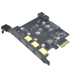 FOR Type C USB 3.2 Gen2 PCIE Card Hub USB 3.0 PCI Express Board PCI-E PCI E USB 3 Adapter Multiplier USB3 3.1 Controller Riser Cards FOR Type C USB 3.2 Gen2 PCIE Card Hub USB 3.0 PCI Express Board PCI-E PCI E USB 3 Adapter Multiplier USB3 3.1 Controller Riser Cards
