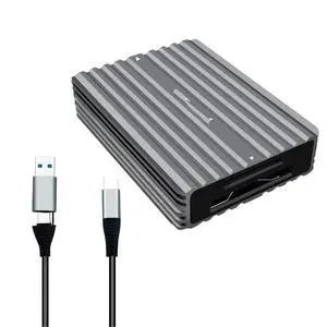 FOR CFexpress Type B / Type A Card Reader with OTG Cable USB3.2 Gen2 10Gbps Type C to CF Express Card Reader Memory Card Adapter FOR CFexpress Type B / Type A Card Reader with OTG Cable USB3.2 Gen2 10Gbps Type C to CF Express Card Reader Memory Card Adapter