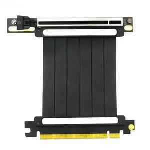 FOR 20CM PCI Express 3.0 X16 Riser Flexible Cable 8G High Speed 90 Degree Extender with 3.3V 12V Power LED Magnetic Foot Pad for GPU FOR 20CM PCI Express 3.0 X16 Riser Flexible Cable 8G High Speed 90 Degree Extender with 3.3V 12V Power LED Magnetic Foot Pad for GPU