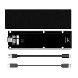 FOR book 2010 2011 Air SSD A1369 A1370 Portable Case USB3.2 GEN2 to 12+6Pin M.2 SATA SSD Enclosure 6G M2 SSD Mobile Box FOR book 2010 2011 Air SSD A1369 A1370 Portable Case USB3.2 GEN2 to 12+6Pin M.2 SATA SSD Enclosure 6G M2 SSD Mobile Box