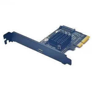 FOR USB 3.2 GEN2*2 20Gbps PCIE Card PCI Express 3.0 X4 to TYPE C Expansion Adapter PCI-E USB C Riser SATA Power 1 Port TYPE-C for PC FOR USB 3.2 GEN2*2 20Gbps PCIE Card PCI Express 3.0 X4 to TYPE C Expansion Adapter PCI-E USB C Riser SATA Power 1 Port TYPE-C for PC