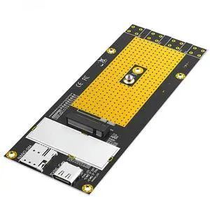 FOR M.2 NGFF B Key 3G/4G/5G Module to Type C Adapter Card Riser NANO SIM Slot with USB 3.0 Cable Support RM500Q RM500U GM800 SIM8200 FOR M.2 NGFF B Key 3G/4G/5G Module to Type C Adapter Card Riser NANO SIM Slot with USB 3.0 Cable Support RM500Q RM500U GM800 SIM8200