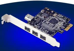 FOR 3 External 1394b + 1 Port Internal 1394a PCI-E IEEE 1394 FireWire Expansion Card FOR 3 External 1394b + 1 Port Internal 1394a PCI-E IEEE 1394 FireWire Expansion Card