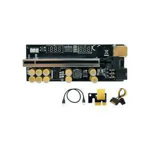FOR 1-10PCS PCIE Riser for Video Card Riser 016 USB 3.0 Voltage Temperature GPU Riser PCI Express X16 Extender 6Pin Power for FOR 1-10PCS PCIE Riser for Video Card Riser 016 USB 3.0 Voltage Temperature GPU Riser PCI Express X16 Extender 6Pin Power for