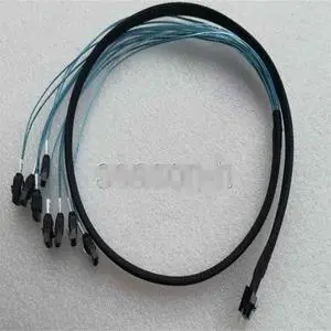 FOR PCI-E Slimline SAS SFF-8654 8I To 8 Ports SATA 1M server hard drive Cable FOR PCI-E Slimline SAS SFF-8654 8I To 8 Ports SATA 1M server hard drive Cable