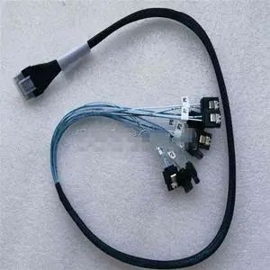 FOR 80CM SAS 4.0 SFF-8654 38pin Host to 8 SATA 7pin Target Hard Disk Fanout Raid cable FOR 80CM SAS 4.0 SFF-8654 38pin Host to 8 SATA 7pin Target Hard Disk Fanout Raid cable