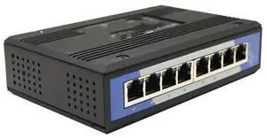 UT-6408 8 port industrial grade non-managed Ethernet switch 10/100Mbps auto negotiation full duplex half duplex Auto MDI/MDI-X