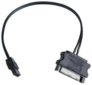Sa-ta 15Pin To 6Pin Adapter Cable Power Supply Cord To Disc DVD Drive Or Slim line Hard Drives Connector