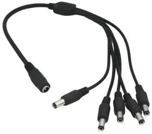 Power Cable DC5.5mmx2.1mm Connector Extension Cord Female to Male Port Extender Cable Line Camera Routers LED Light