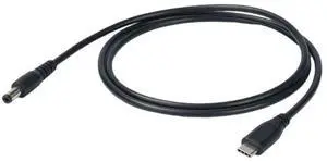PD USB C to 5.5x2.5mm Power Cable Male to Male Connector Cord Laptops Routers LED Light Supports 100W Charging