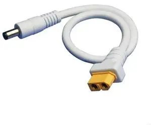 M17B XT60 to DC5.5x2.1mm Power Socket Adapter Cable Soldering Irons and Electric Vehicles, 10A Current Capacity