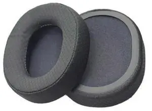 Sheepskin Leather Earpads Splicing Mesh Cloth Ear Cushion Cover 3 5 7 Pro Headphones 1Pair Replacement