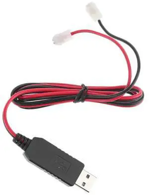 1m 3.7V 18650 26650 5V USB to 4.2V Magnetic Power Supply Cable Fan Speaker LED Flashlight and more