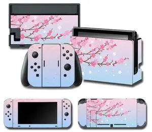 Full Body Protective Cover Skin Colorful Sticker Art Decals NS Switch Console Controller Decor 1set