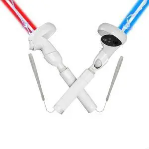Upgraded Extension Grips Handle Replacement 2 Long Arm Double Grip Playing Controllers Accessories