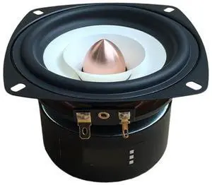 4Inch Aluminum Cone Woofer Bookshelves Speakers Customs Sound Setups High Fidelitys Sound Speaker Low Distortions