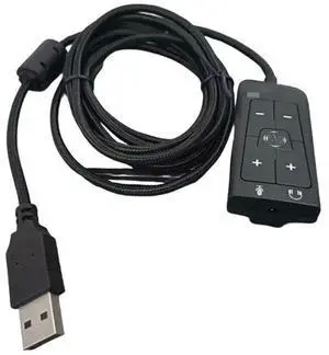 Upgrades Your Headset with the USB External Sound Card to 3.5mm Headphone Mics Adapter X Cloud2 7.1 Headphones