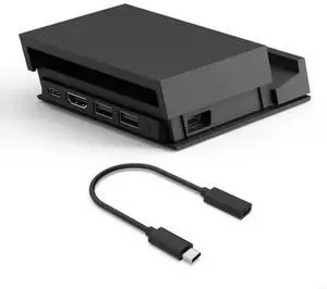 Docking Station with Detachable USB C Hub Type-C Dock Stand Console Support 1080P 60Hz 4K 30Hz Card Port