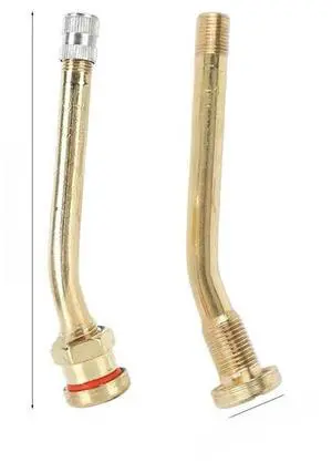 FOR 20PCS Tire Valve Stem Copper nt Sealing Capacity Rust Prevention For Truck Trailer RV Weeder V3-20-4