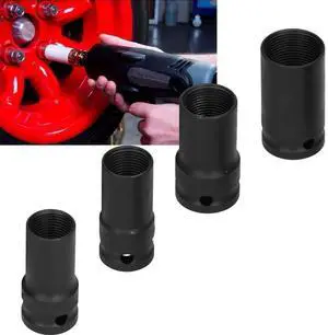 FOR 4pcs Locking Wheel Nut Removal Sockets Removers Extractors Kit Aluminum Alloy Car Tool