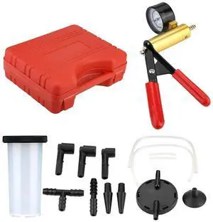 FOR Hand Held Vacuum Pressure Tester Kit Brake Bleeder Test Tool