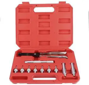 FOR 11pcs/set Valve Stem Seal Pliers Removal Install Kit Long Drive Handle motive Garage Tools