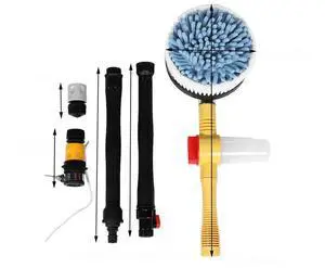 FOR High Pressure Rotating Car Care Wash Brush Cleaning Washing Sponge Tool