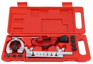 FOR 10pc Pipe Flaring Kit Brake Fuel Tube Repair Flare Tool Set With Cutter