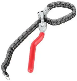 FOR Chain Type Oil Filter Wrench Spanner 13.8in Long Handle Ergonomic Car Repairing Tool