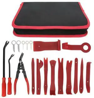 FOR 19Pcs Trim Removal Tool Clip Plier Remover Car o Door Panel Pry Tool Car Repair Hand Tools