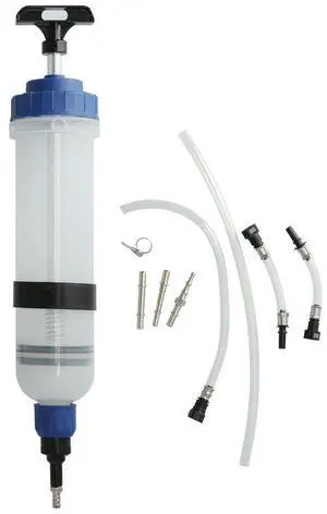 FOR Car Brake Fluid Extractor Pneumatic Manual Oil Change Filler Repair Tool