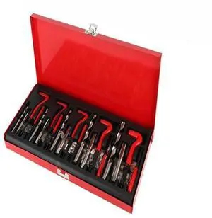 FOR 131 Pcs Thread Repair Tool Kit Restore Damaged Threads Fit for M5 M6 M8 M10 M12