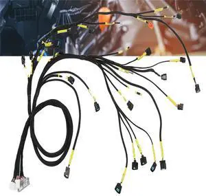 FOR Engine Injector Wiring Harness Complete K20 K24 Leakproof Replacement for C7 Excavator