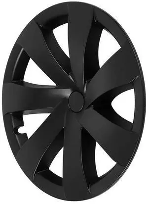 FOR 4 Pcs 19 Inch mobile Hubcap Matte Black Wheel Hub Full Rim Protector Cover Replacement for Y 2020 to 2023