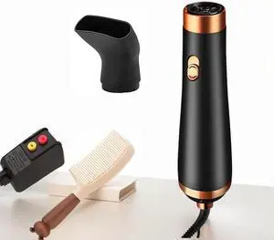 [22m/s High Speed] Portable Hair Dryer, Travel Hair Dryer Featuring Negative Ion Technology - Offers 3 Heat/Speed Settings, 110 Voltage, and Low Noise Motor, Ideal for Home, Travel (Black)
