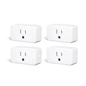 ZigBee Smart Plug 4 Pack with Real-time Energy Monitoring,15A Outlet, Zigbee Repeater,ETL Certified,ZigBee Hub Required,Work with Home Assistant,Compatible Echo Devices and SmartThings ZigBee Smart Plug 4 Pack with Real-time Energy Monitoring,15A Outlet, Zigbee Repeater,ETL Certified,ZigBee Hub Required,Work with Home Assistant,Compatible Echo Devices and SmartThings