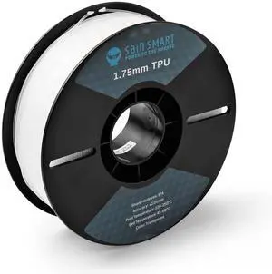 SainSmart 87A TPU Filament 1.75mm Flexible TPU 3D Printer Filament 1kg Spool, Natural