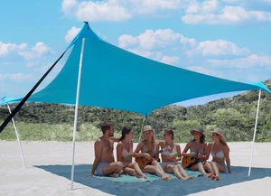 10×10ft UPF50+ Beach Tent Sun Shelter, Windproof Stable Outdoor Pop Up Beach Shade Canopy for Camping, Fishing, Backyard Fun or Picnics, 4 Poles 10×10ft UPF50+ Beach Tent Sun Shelter, Windproof Stable Outdoor Pop Up Beach Shade Canopy for Camping, Fishing, Backyard Fun or Picnics, 4 Poles