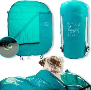 Ultralight Dog Sleeping Bag for Backpacking-Outdoor Dog Bed for Hiking-Packable Sleeping Bag for Dogs-Dog Travel Bed (Glacial Blue | Large) Ultralight Dog Sleeping Bag for Backpacking-Outdoor Dog Bed for Hiking-Packable Sleeping Bag for Dogs-Dog Travel Bed (Glacial Blue | Large)