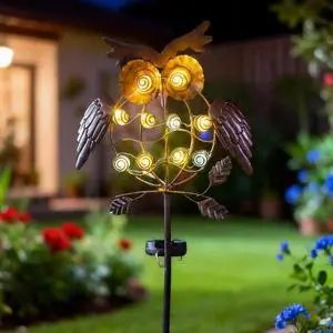 TAKE ME Owl Garden Solar Lights Outdoor, Solar Powered Stake Lights Chrismas Gifts Garden Gifts Mom Wife Grandma - Metal OWL LED Decorative for Walkway,Pathway,Yard,Lawn (Bronze) TAKE ME Owl Garden Solar Lights Outdoor, Solar Powered Stake Lights Chrismas Gifts Garden Gifts Mom Wife Grandma - Metal OWL LED Decorative for Walkway,Pathway,Yard,Lawn (Bronze)