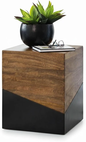 Signature Design by Ashley Accent End Table, Trailbend, Brown/Gunmetal Signature Design by Ashley Accent End Table, Trailbend, Brown/Gunmetal