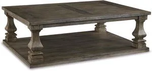 Signature Design by Ashley Large Farmhouse Coffee Table, Weathered Gray Signature Design by Ashley Large Farmhouse Coffee Table, Weathered Gray