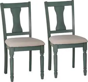 Powell Furniture Willow, Teal Blue, Set of 2 Side Chair, Powell Furniture Willow, Teal Blue, Set of 2 Side Chair,