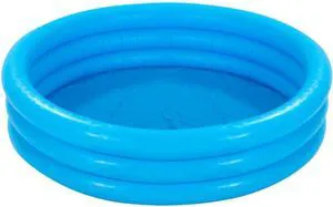 INTEX 58426EP Crystal Blue Inflatable Kiddie Pool, 58in x 13in, for Ages 2+ INTEX 58426EP Crystal Blue Inflatable Kiddie Pool, 58in x 13in, for Ages 2+