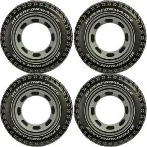 Intex Inflatable 36" Giant Tire Tubes for Swimming Pool/Lake/Ocean (4 Pack) Intex Inflatable 36" Giant Tire Tubes for Swimming Pool/Lake/Ocean (4 Pack)