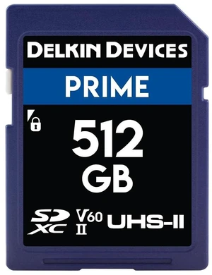 Delkin Devices Prime 512GB SD Card for Digital Camera ^^ SDXC UHS-II (U3/V60) High Endurance ^^ 8K, 4K, Full HD, RAW Burst ^^ DSLR SD Memory Card 512GB Delkin Devices Prime 512GB SD Card for Digital Camera ^^ SDXC UHS-II (U3/V60) High Endurance ^^ 8K, 4K, Full HD, RAW Burst ^^ DSLR SD Memory Card 512GB