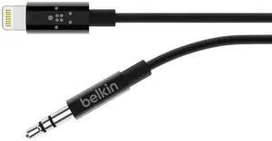 Belkin 3.5mm Audio Cable with Lightning Connector, 6ft Durable AUX Cable for iPhone, iPad, and iPod - Connects to Car Stereo, Headphones, and Speakers - MFi-Certified for Apple Devices - Black Belkin 3.5mm Audio Cable with Lightning Connector, 6ft Durable AUX Cable for iPhone, iPad, and iPod - Connects to Car Stereo, Headphones, and Speakers - MFi-Certified for Apple Devices - Black