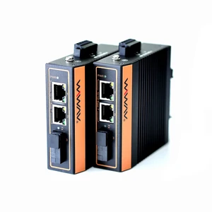 WIWAV W1003-2FE1FX-I 10/100Mbps 3-Port Industrial Ethernet Media Converter with DIN Rail/Multi-Mount(UL Listed, Pack of 2, IP40, -40~85) WIWAV W1003-2FE1FX-I 10/100Mbps 3-Port Industrial Ethernet Media Converter with DIN Rail/Multi-Mount(UL Listed, Pack of 2, IP40, -40~85)