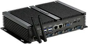KINGDEL Powerful Mini Desktop Computer, Fanless Industrial PC, i5 Dual Core CPU, 8GB RAM, 256GB SSD, 2xNICs, 4xUSB 3.0, 4xCOM RS232, HD Port, WiFi, Metal Case, Silent Working KINGDEL Powerful Mini Desktop Computer, Fanless Industrial PC, i5 Dual Core CPU, 8GB RAM, 256GB SSD, 2xNICs, 4xUSB 3.0, 4xCOM RS232, HD Port, WiFi, Metal Case, Silent Working